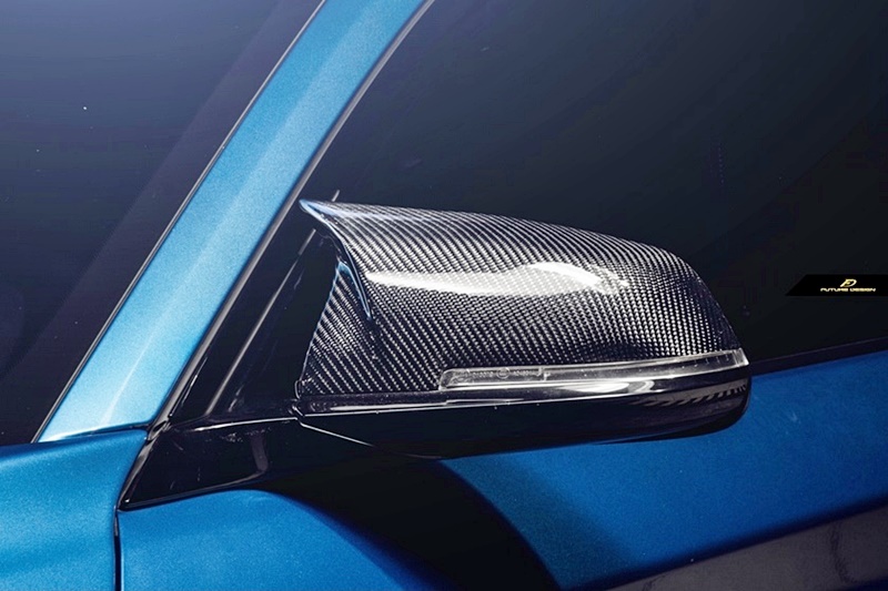 BMW F87 M2 - M2 Competition style Carbon Mirror Caps_001